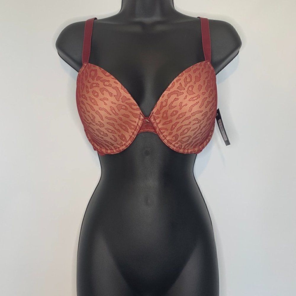 Frederick's of Hollywood Maroon Lace Bra